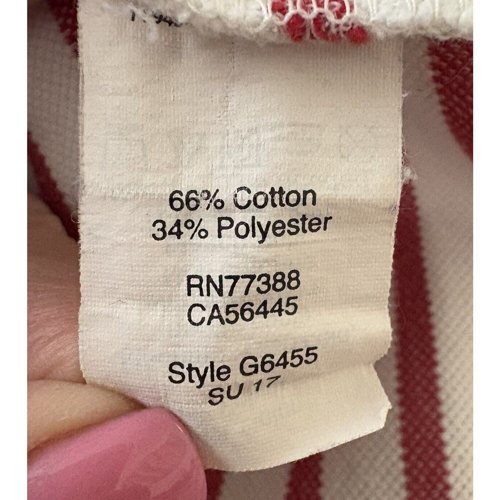 J Crew Red White Nautical Striped Cotton Blend‎ Tunic Dress Womens Medium - Picture 4 of 5